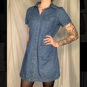 Vintage denim dress